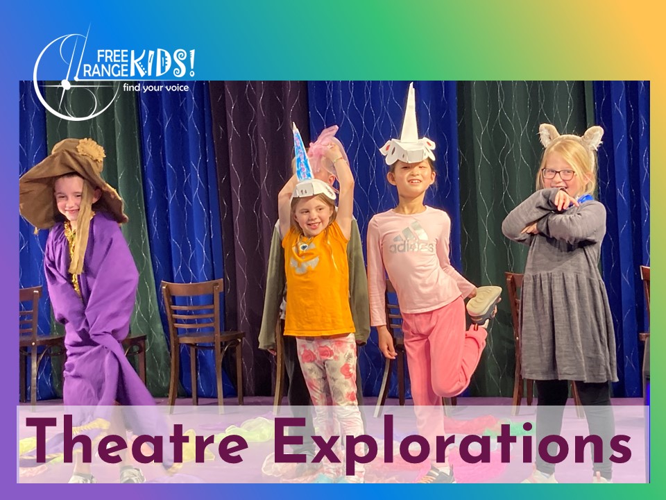Theatre Explorations | Pre-K (Age 4) to Grade 2 | Weekly Tues 5pm-5:45pm